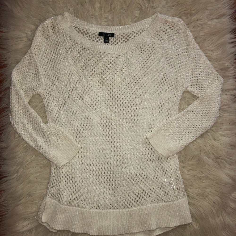 Apt. 9 white sweater